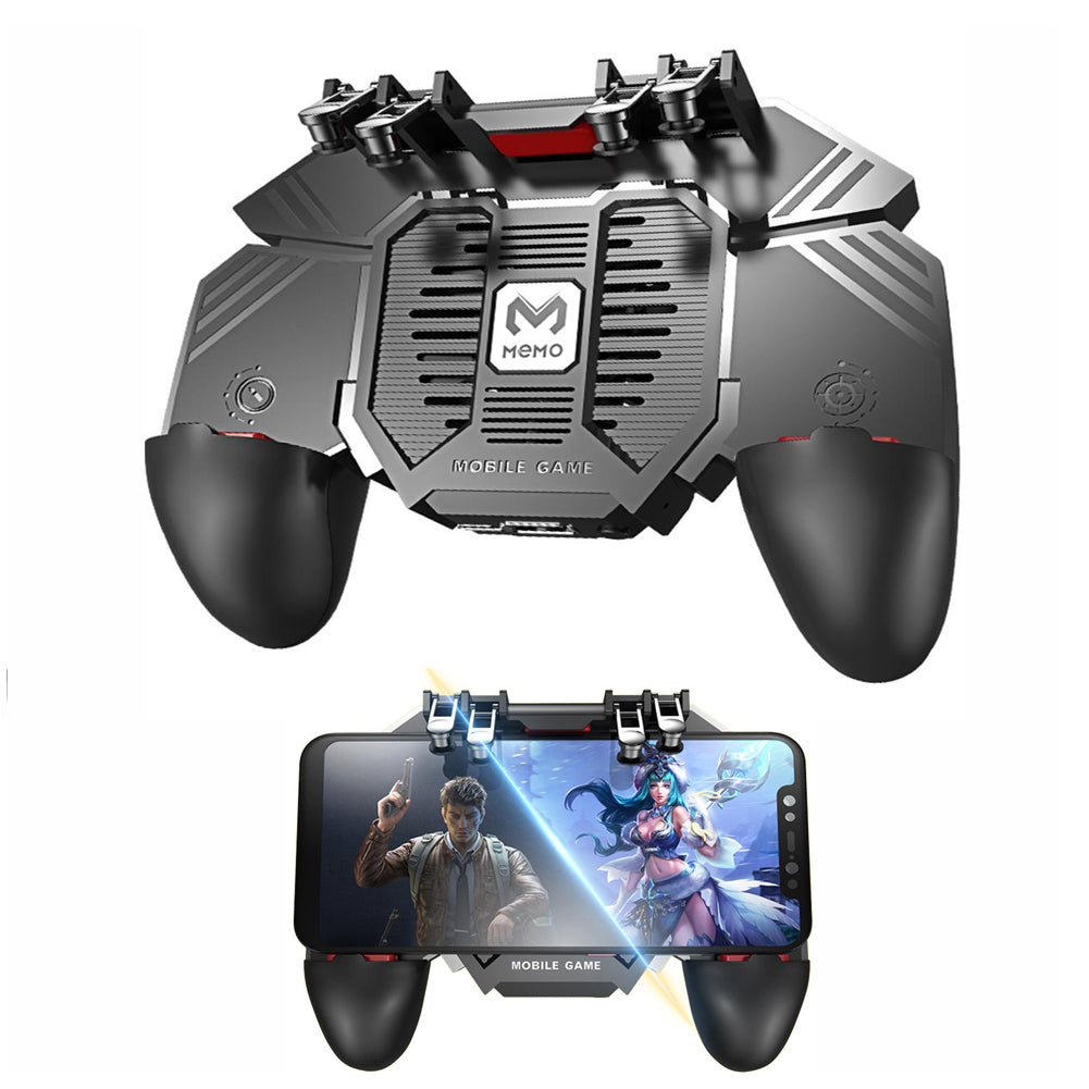 Six Fingers AK77 Cold Wind Cooling Power Charger Multi-function 1200mAh Game Playing Handle Six Fingers AK77 Cold Wind Cooling Power Charger Multi-function 1200mAh Game Playing Handle